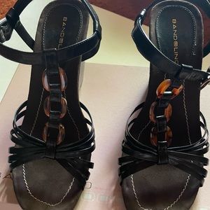 Bandolino Dark brown Sandal, size 6.5 M